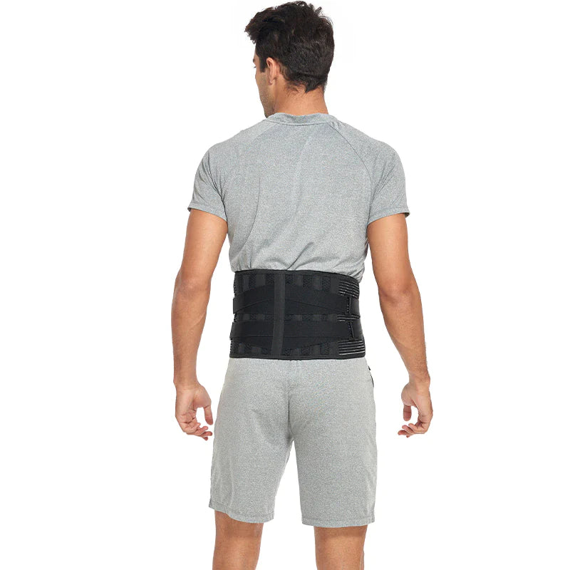 Adjustable Lower Back Brace Lumbar Support Waist Belt for Pain Relief