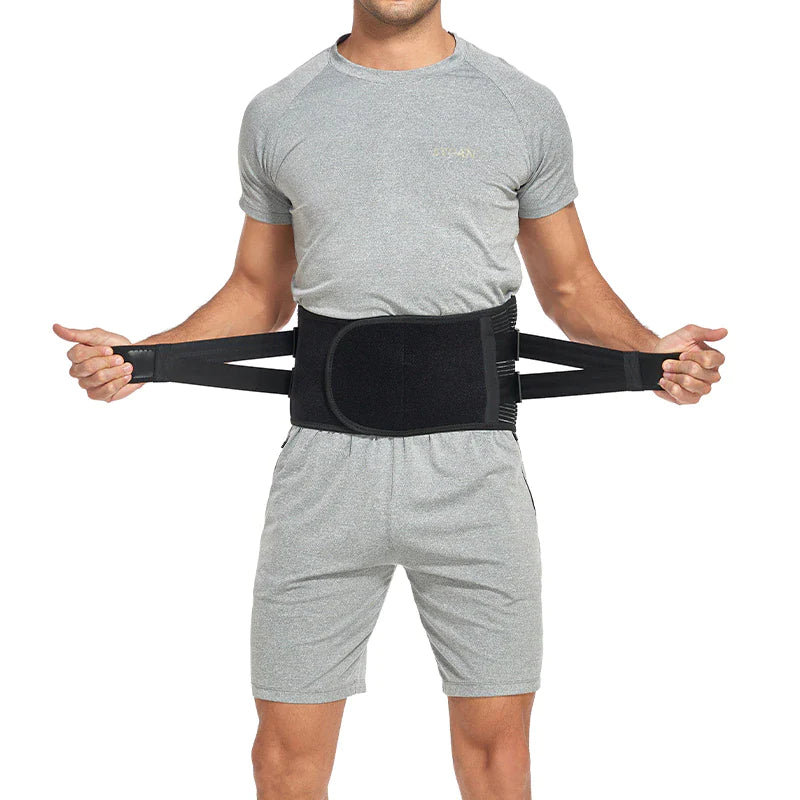 Adjustable Lower Back Brace Lumbar Support Waist Belt for Pain Relief