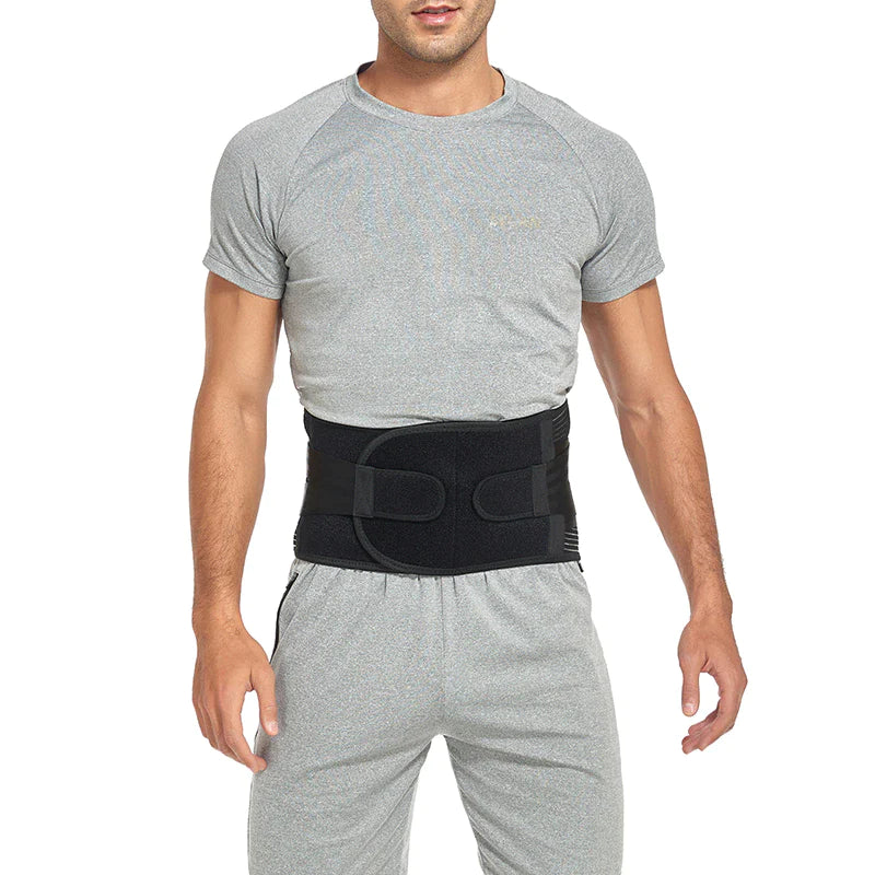 Adjustable Lower Back Brace Lumbar Support Waist Belt for Pain Relief